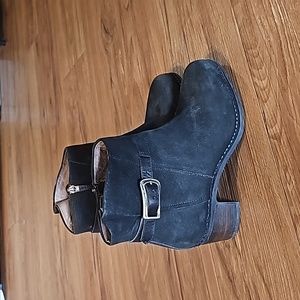 Dansko Black Ankle Boots with Buckle 38